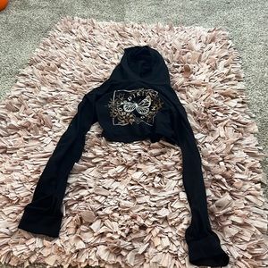 CROP TOP SWEAT SHIRT